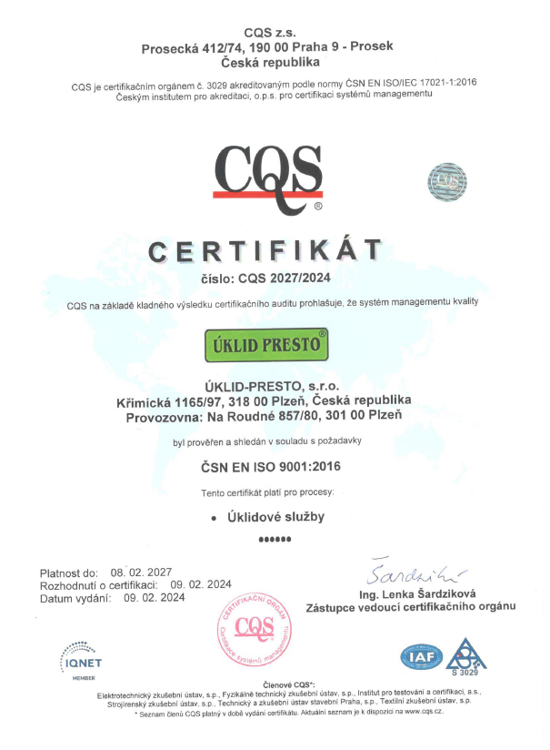 ISO 9001 Certification